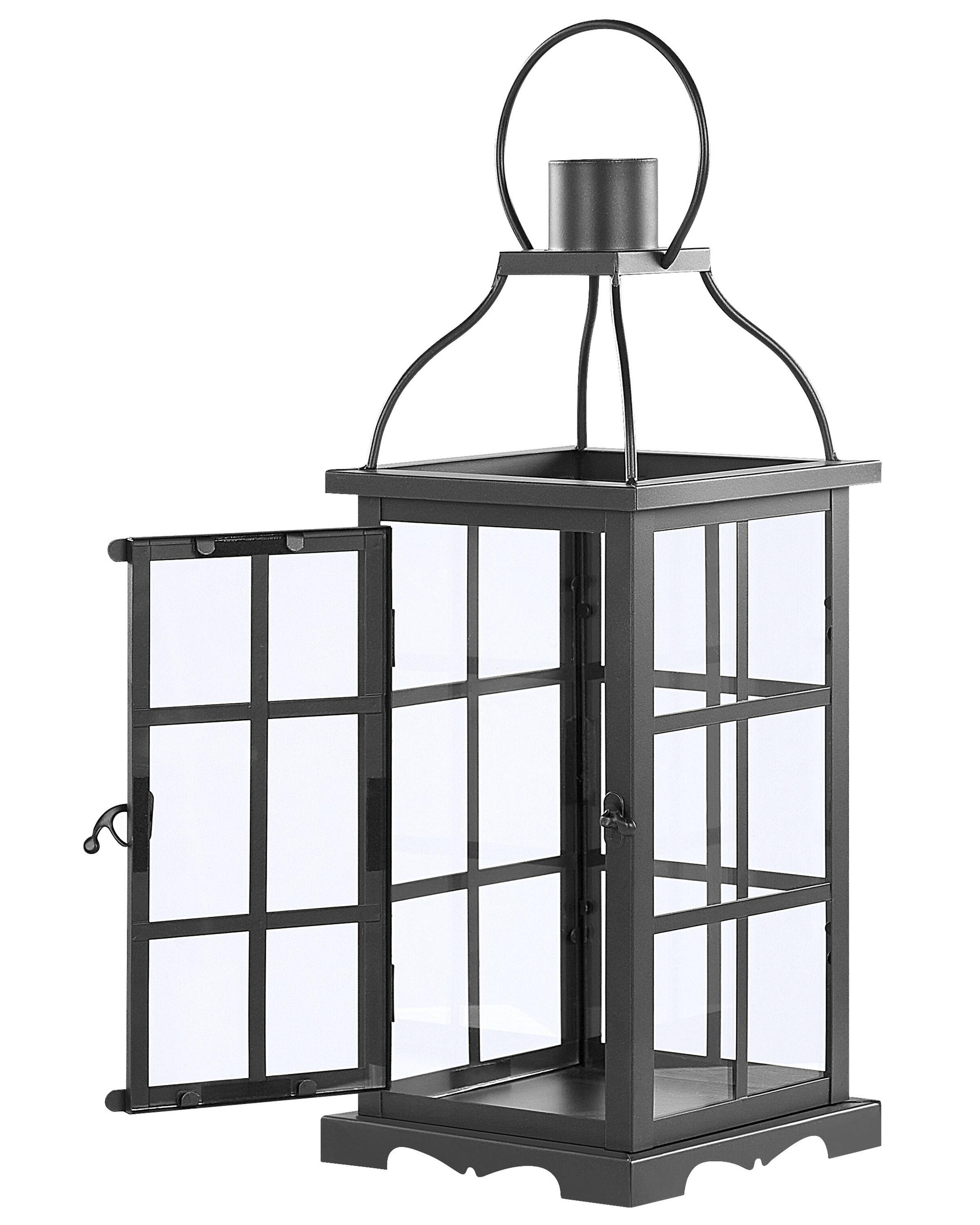 Lantaarn CLARA Metaal 52 cm Zwart