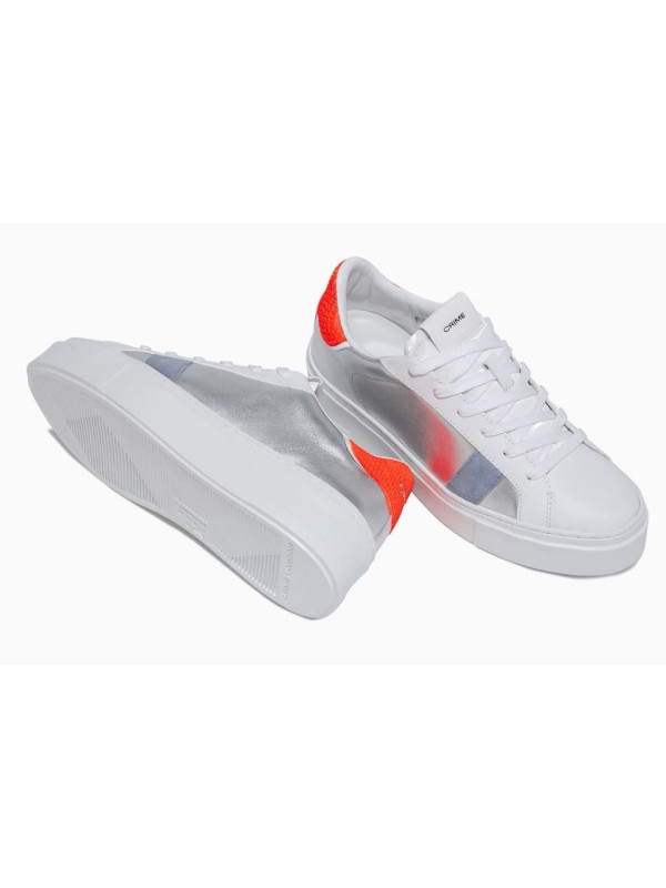 Sneakers WEIGHTLESS LOW TOP Silver - Crime London