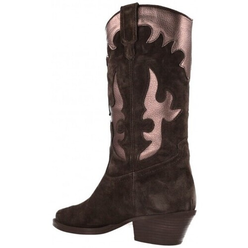 Alpe - Botas Camperas o Tejanas Mujer de Alpe Team 2088 Alpe Western Marrón