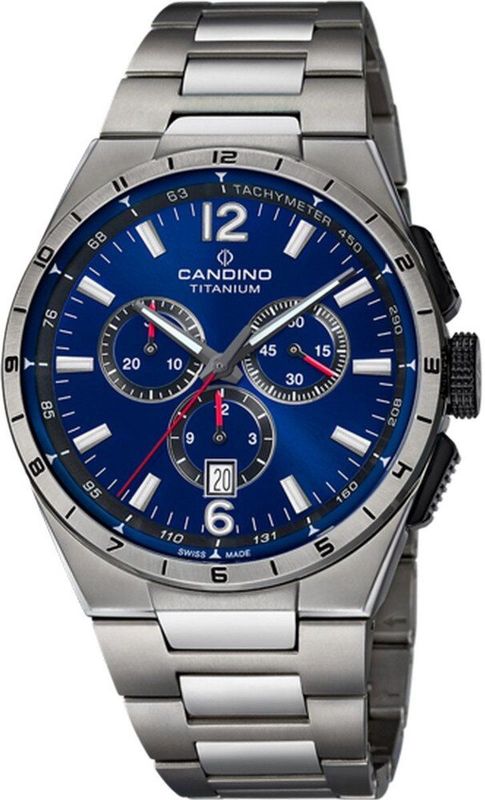 Candino - C4603/H - Polshorloge - Grijs - Chronograaf - Heren