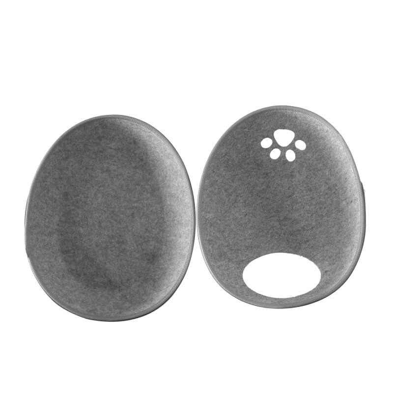 HooPet Katzenbett mit Kissen, Grau