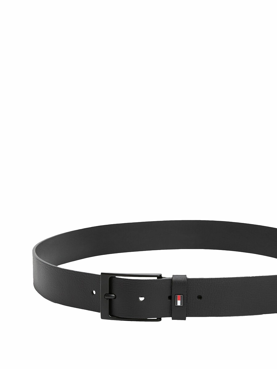 TOMMY HILFIGER<br>Cinto de couro Layton 3,5cm