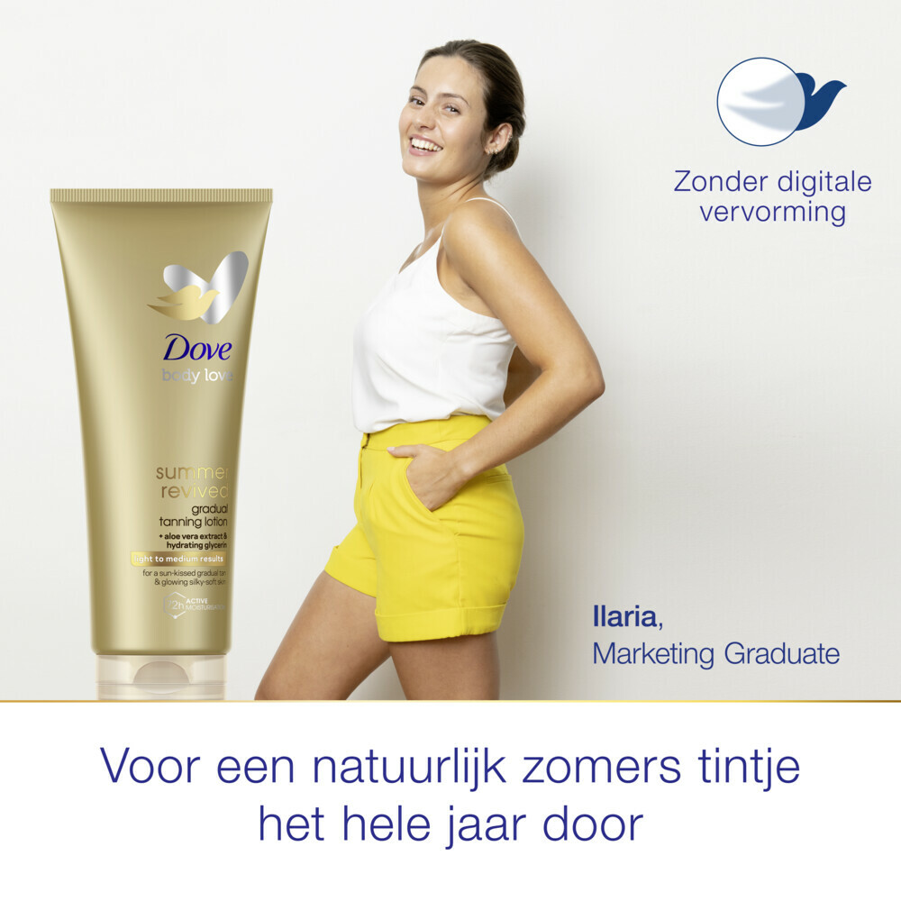 6x Dove Zelfbruinende Bodylotion Summer Revived Light-Medium200 ml