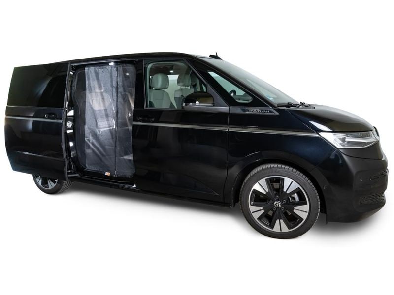 Van Quito Schiebetürenmoskitonetz, Magnet RV, fine-mesh VW Schiebetürenmoskitonetz Magnetreissverschluss, VW T7, Maschenweite Standard, Beifahrerseite (rechts)