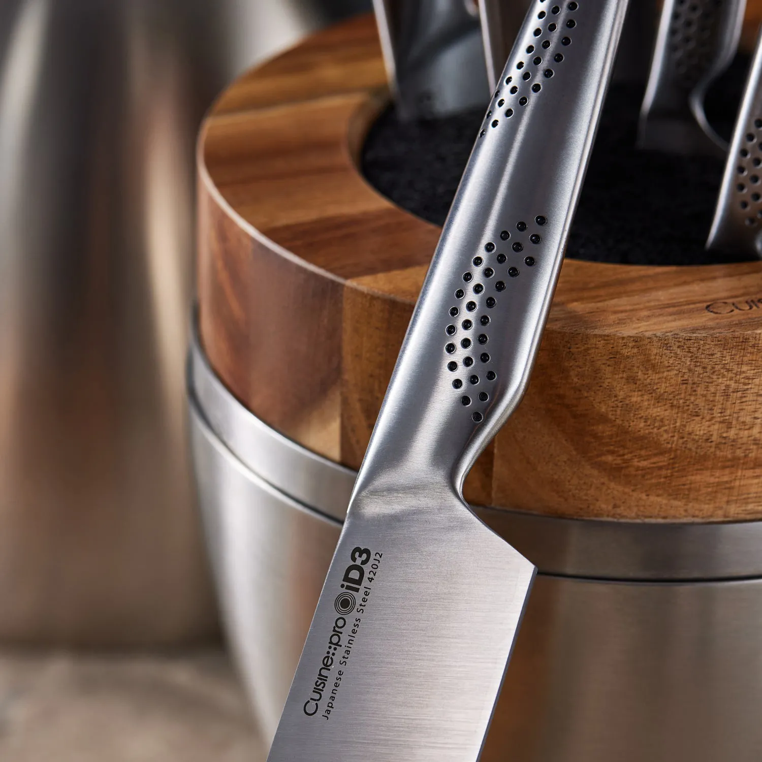 THE CUSTOM CHEF™ iD3® THE EGG Knivblok - 9 dele