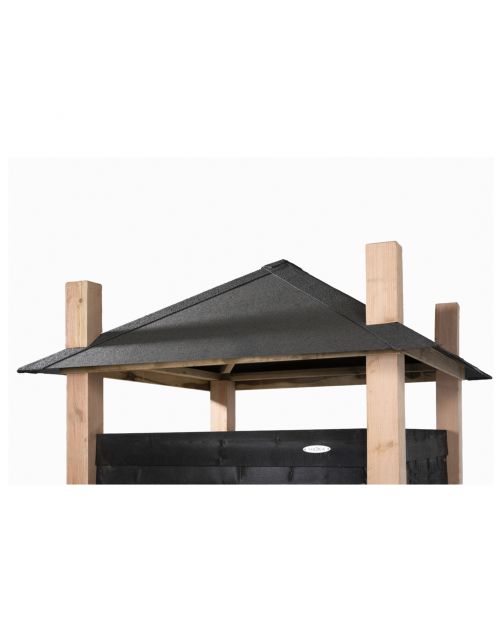 Voldux Hooiberg Niek Xl - Kippenhok - 462x175x225 cm Zwart