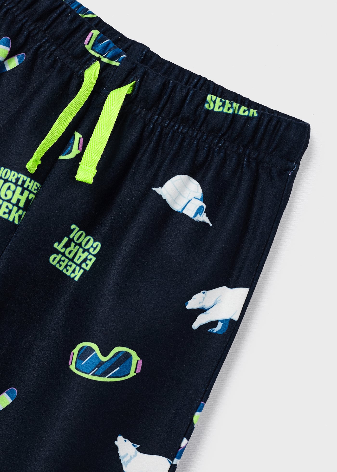 Pijama de lã polar para menino