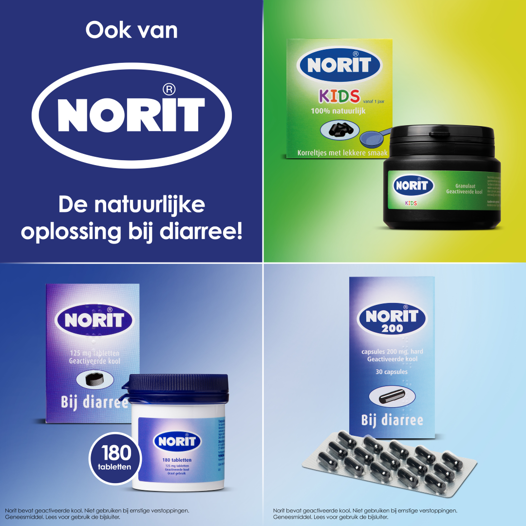Norit 125Mg (50 tabletten)