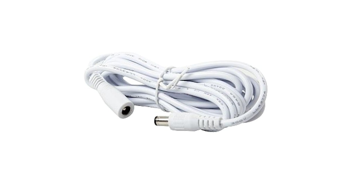 FoscamVoeding verlengkabel  (Wit, 3 meter, Stekker 5.5 x 2.1mm)