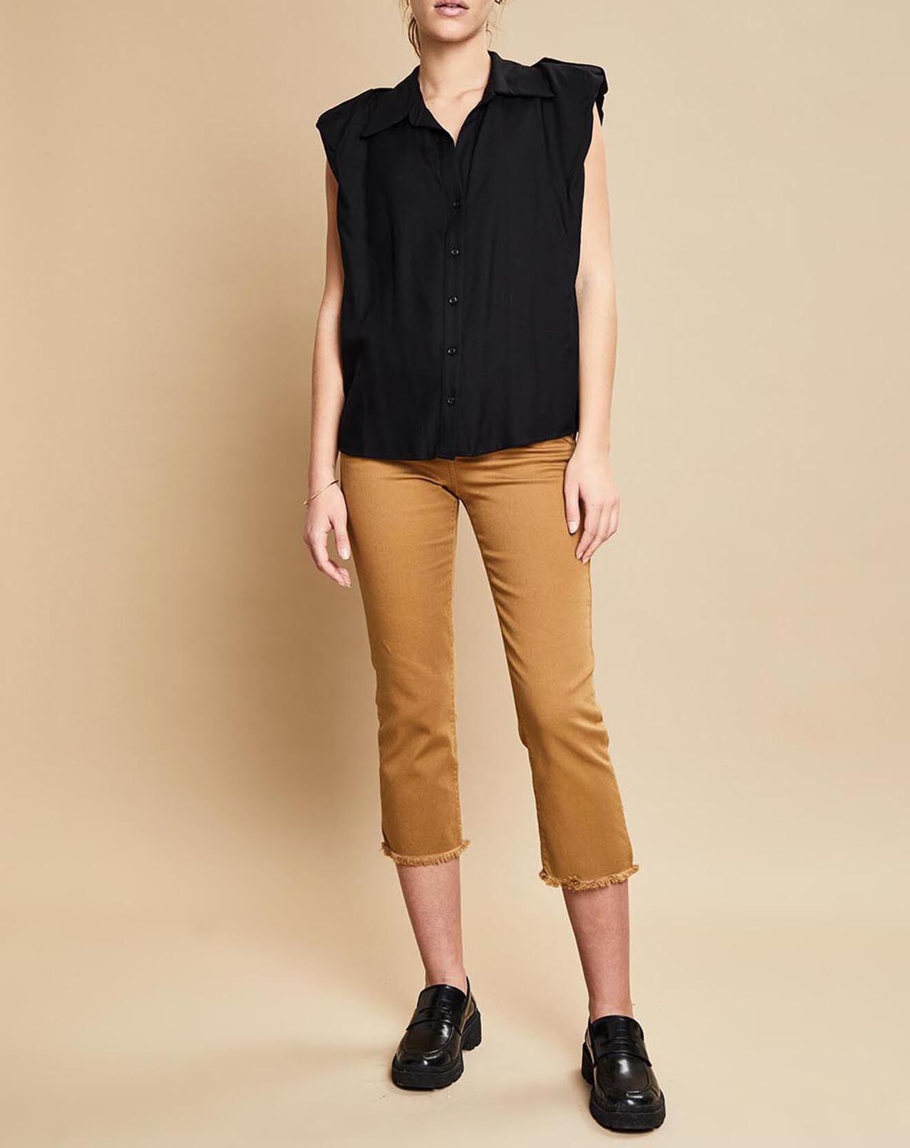 Belair Chemise Cacao noire