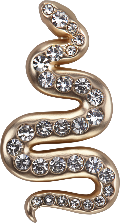 Year of the Snake Pin Crystal Snake