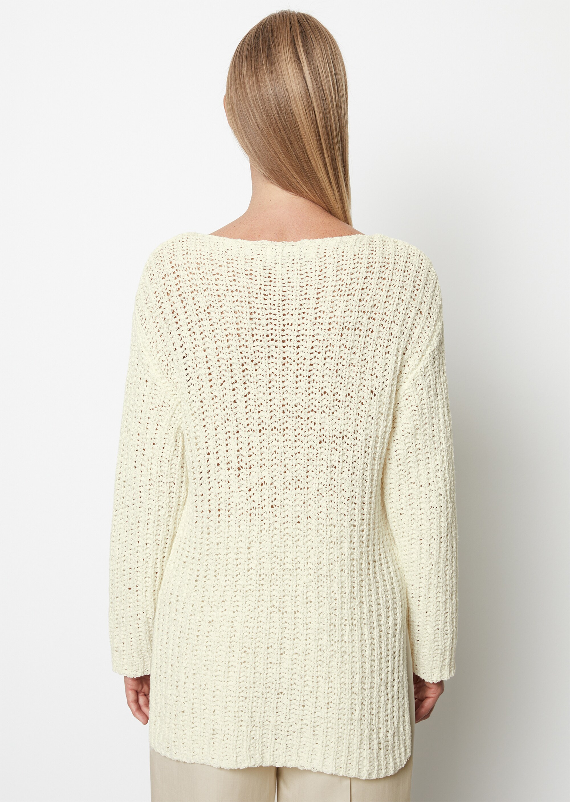 Strickpullover oversizeaus Organic Cotton-Mix