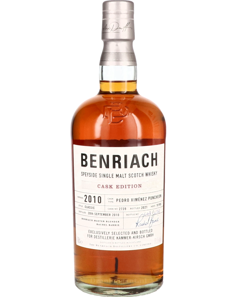 Benriach Cask Edition 2010 Pedro Ximénez Puncheon 70 cl
