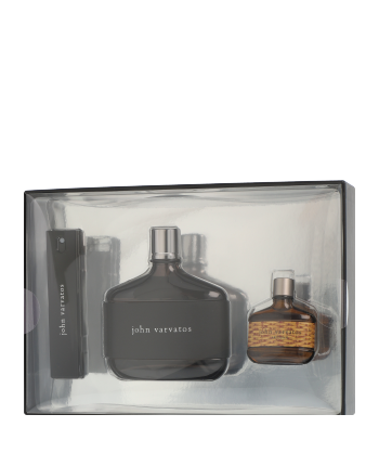 John Varvatos Classic Set mit Travel Spray 125ml-17ml-15ml