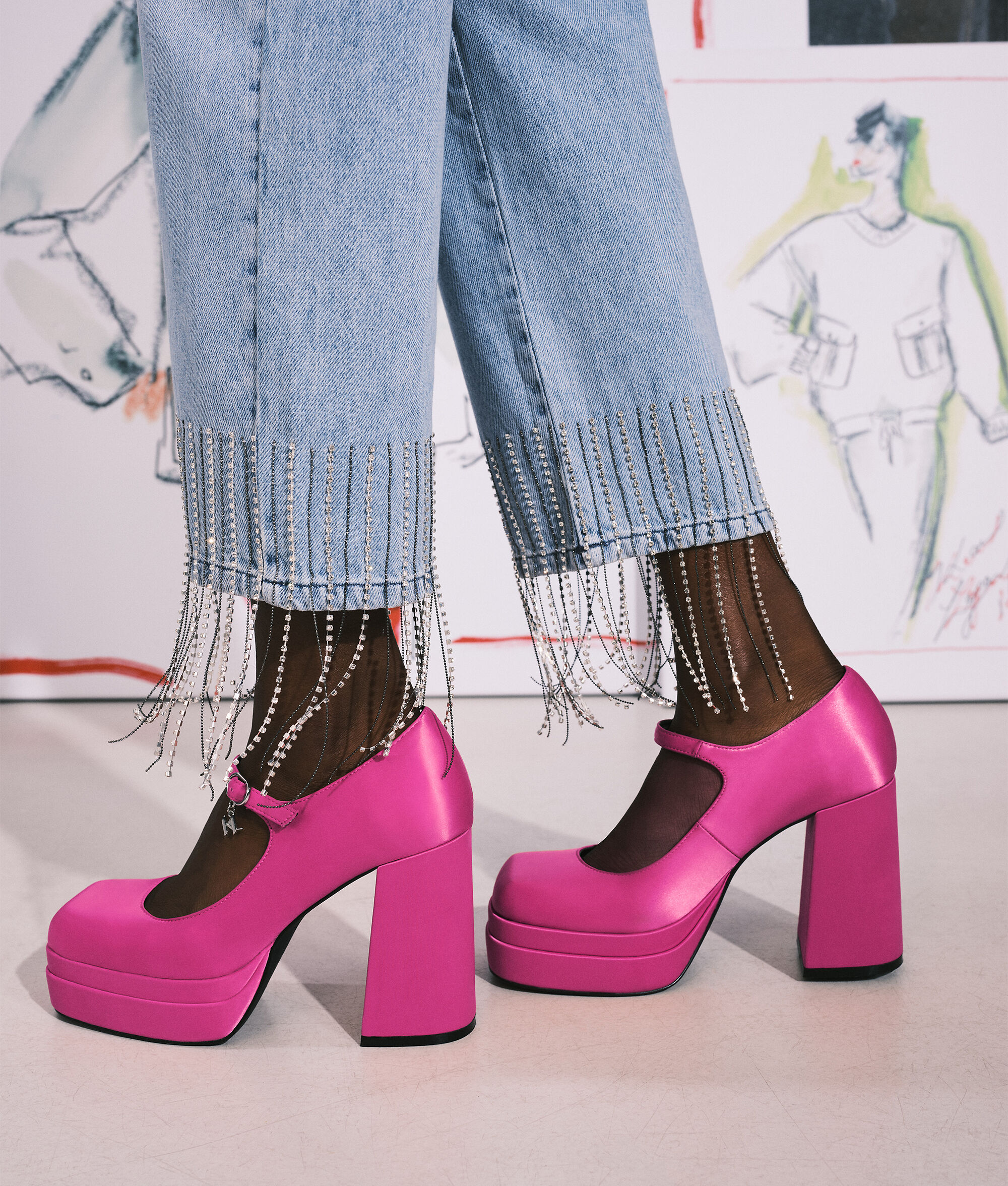 Chaussures à plateforme STRADA Mary Jane