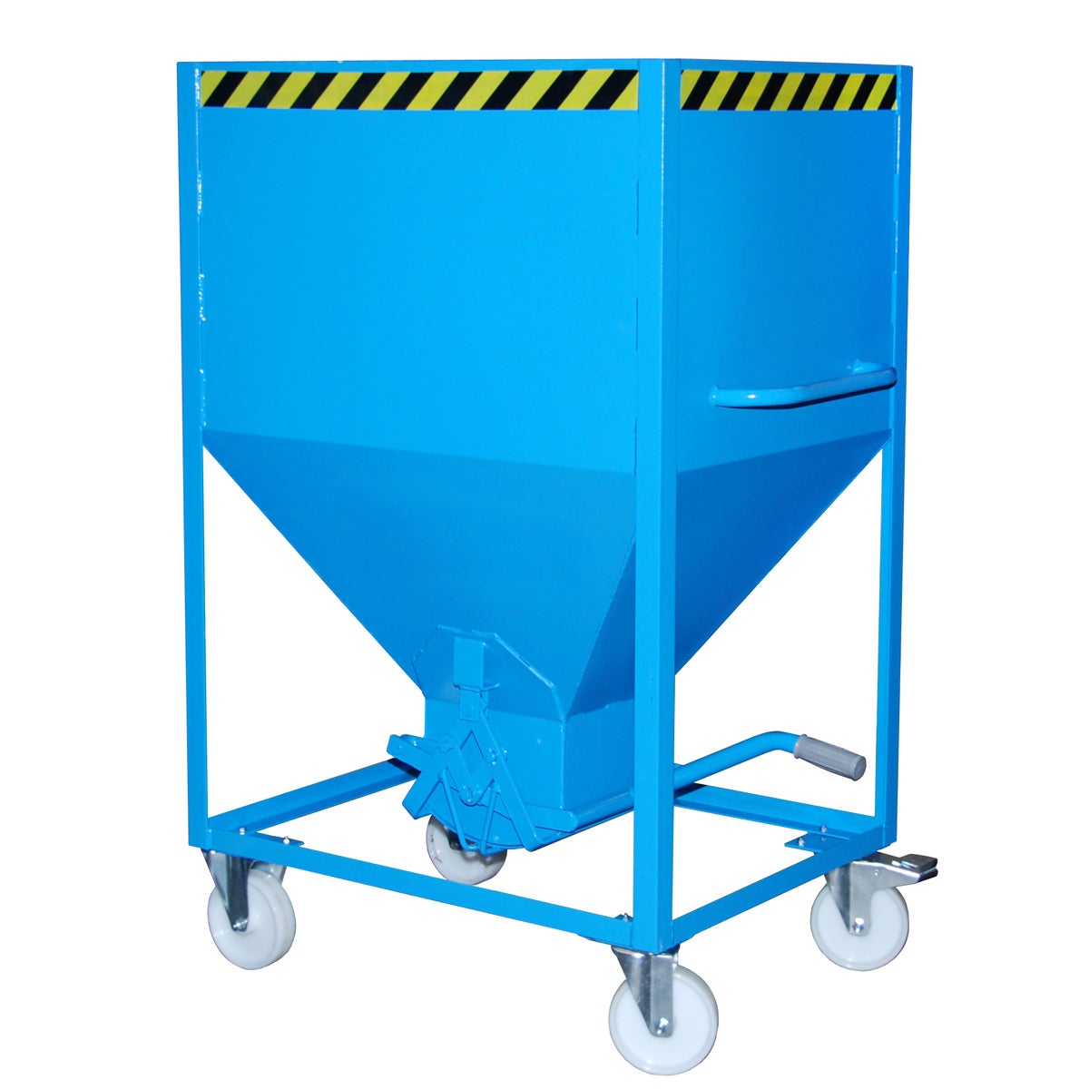 Bauer SR 600 silocontainer, geverfd, lichtblauw
