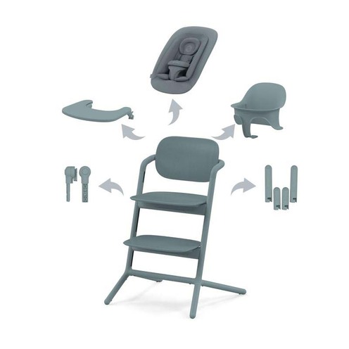 Chaise haute LEMO 4en1 SET Stone Blue - CYBEX