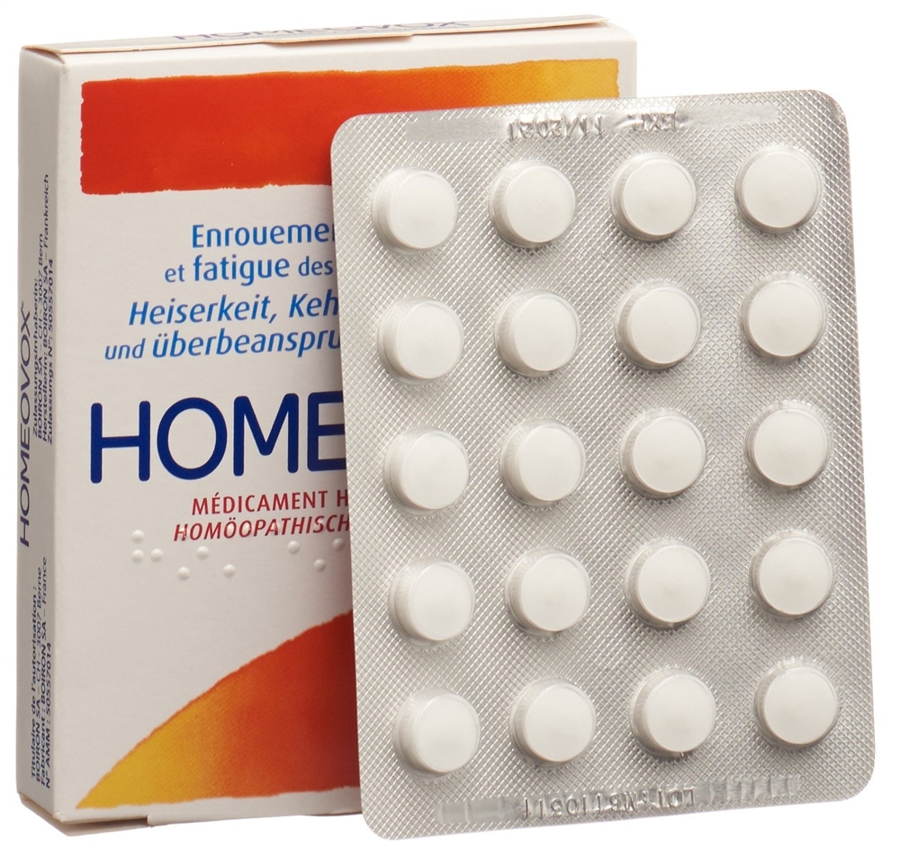 HOMEOVOX Tabl Blist 60 Stk<br>60 Stück, Blister, Tablette