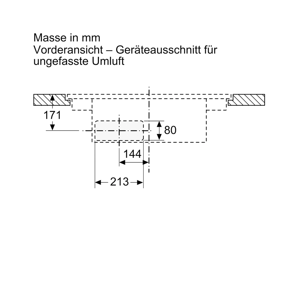 Bosch PVS601B16E Induktionskochfeld flächenbündig mit integriertem Dunstabzug 60cm