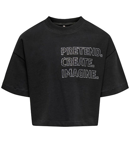 Kids Only T-Shirt - KogRiri - Schwarz/Pretend