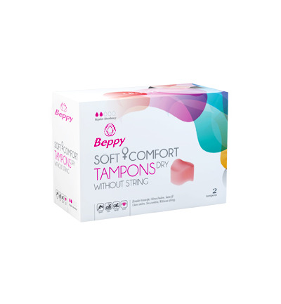 Beppy Soft+ Comfort Tampons Dry (2 stuks)