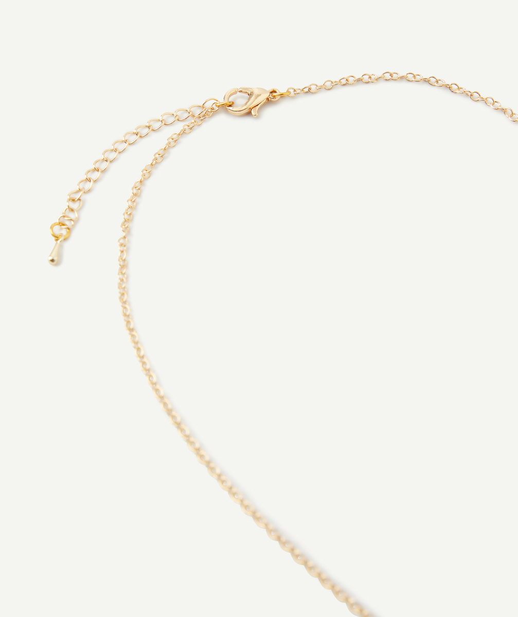 COLLIER FILLE COULEUR DORÉE AVEC LICORNE