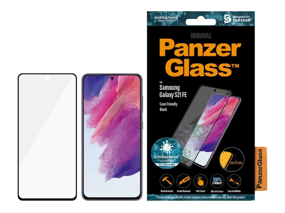 PanzerGlass™ | Skærmbeskytter - Ultra-Wide Fit | Samsung® Galaxy S21 FE