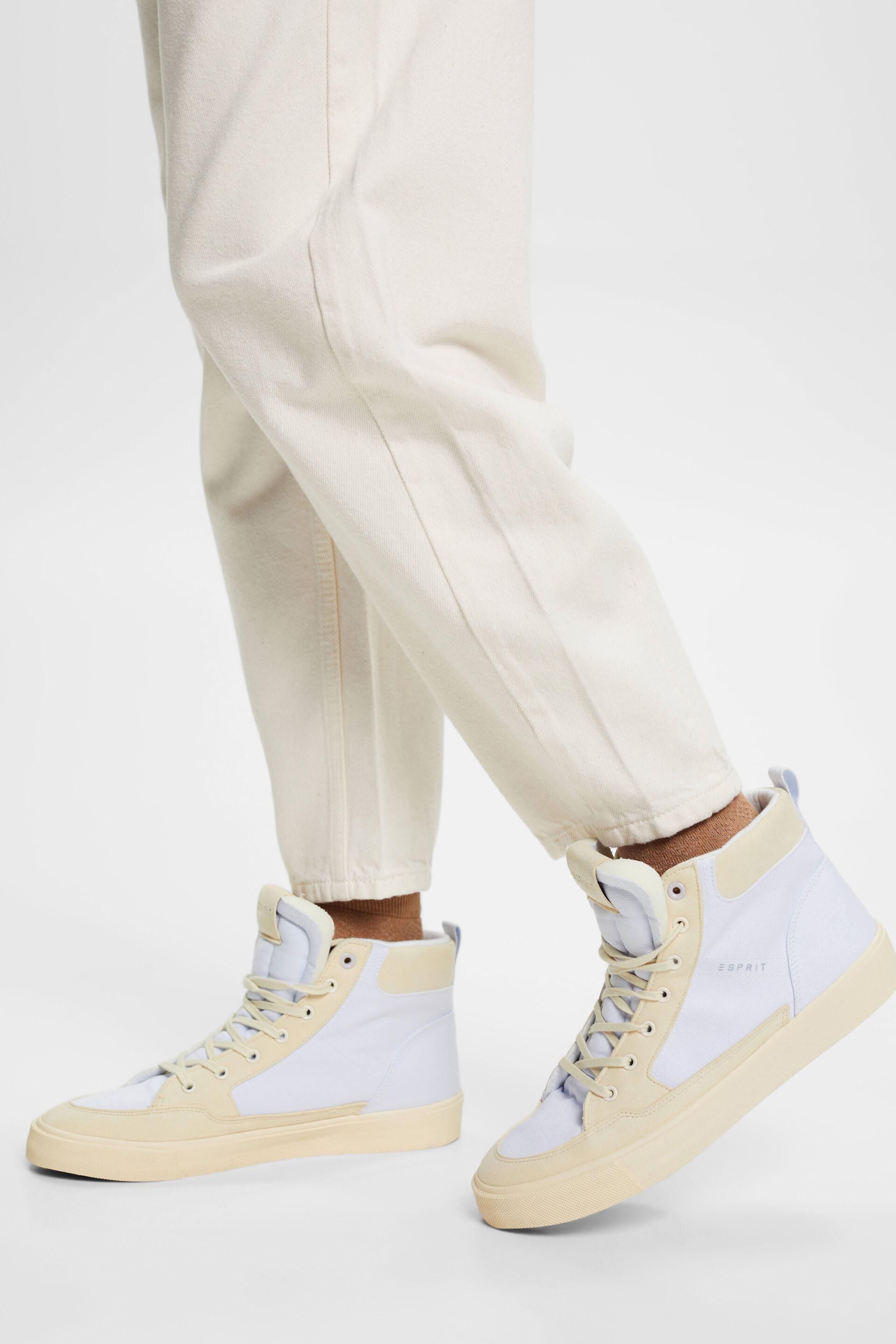 Sneakers montantes bicolores