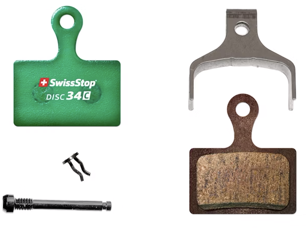 DISC C 34 Bremsbelag Shimano Road  grün  organisch