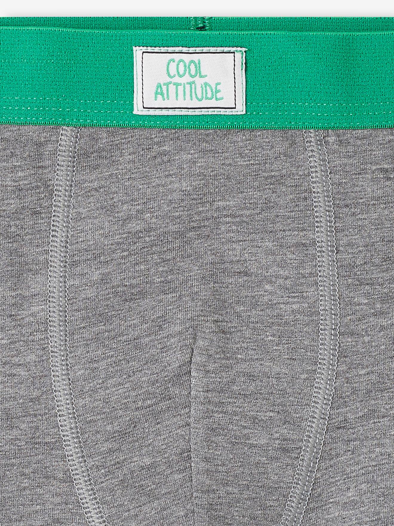 Pacote com 5 cuecas boxer elásticas 