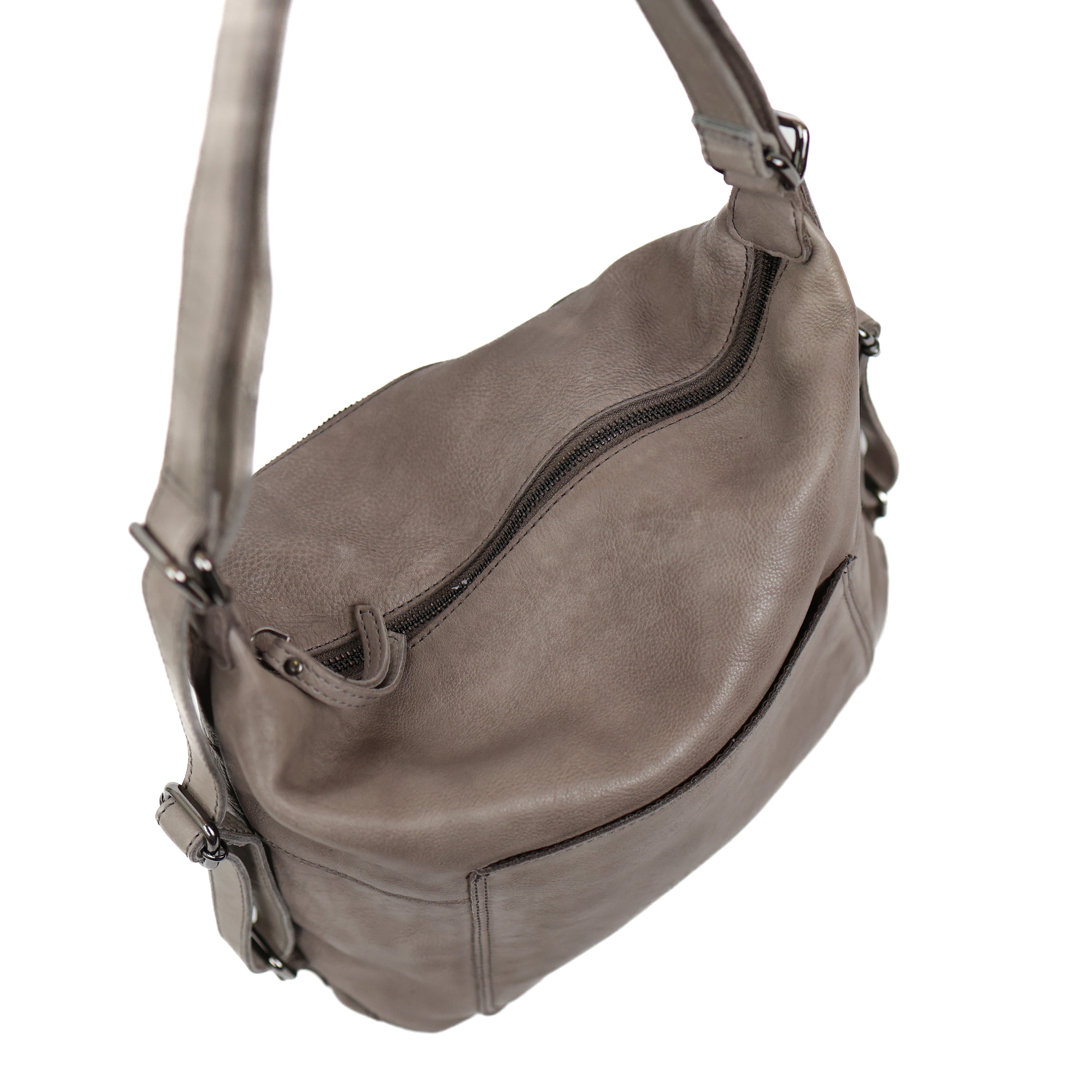 Rugzak/handtas 'Veerle' grijs Grey