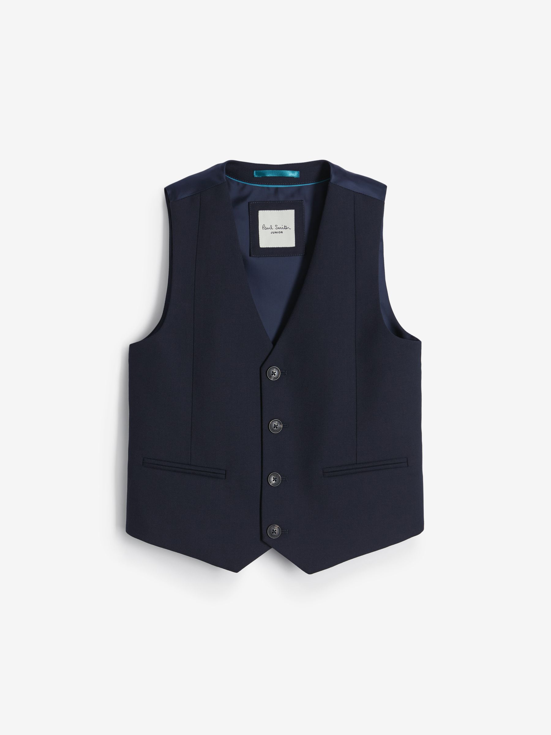 Paul Smith - Junior marineblauw net herenvest voor jongens