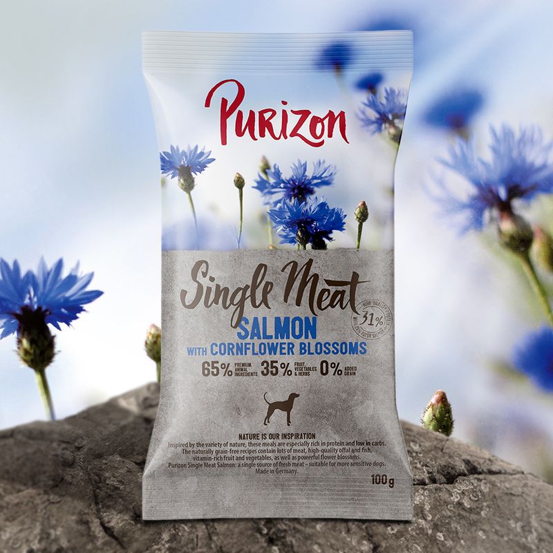 Purizon Single Meat Adult, saumon & épinards - sans céréales