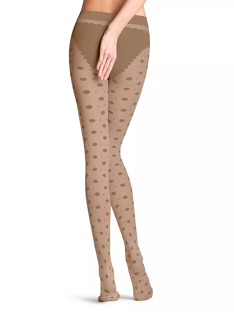 FALKE Modestrumpfhose SNOW DOT powder beige