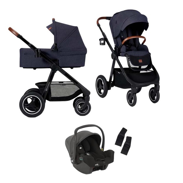Poussette Everyday 2 en 1 Denim + Siège-auto I-Snug 2 Shale - KINDERKRAFT