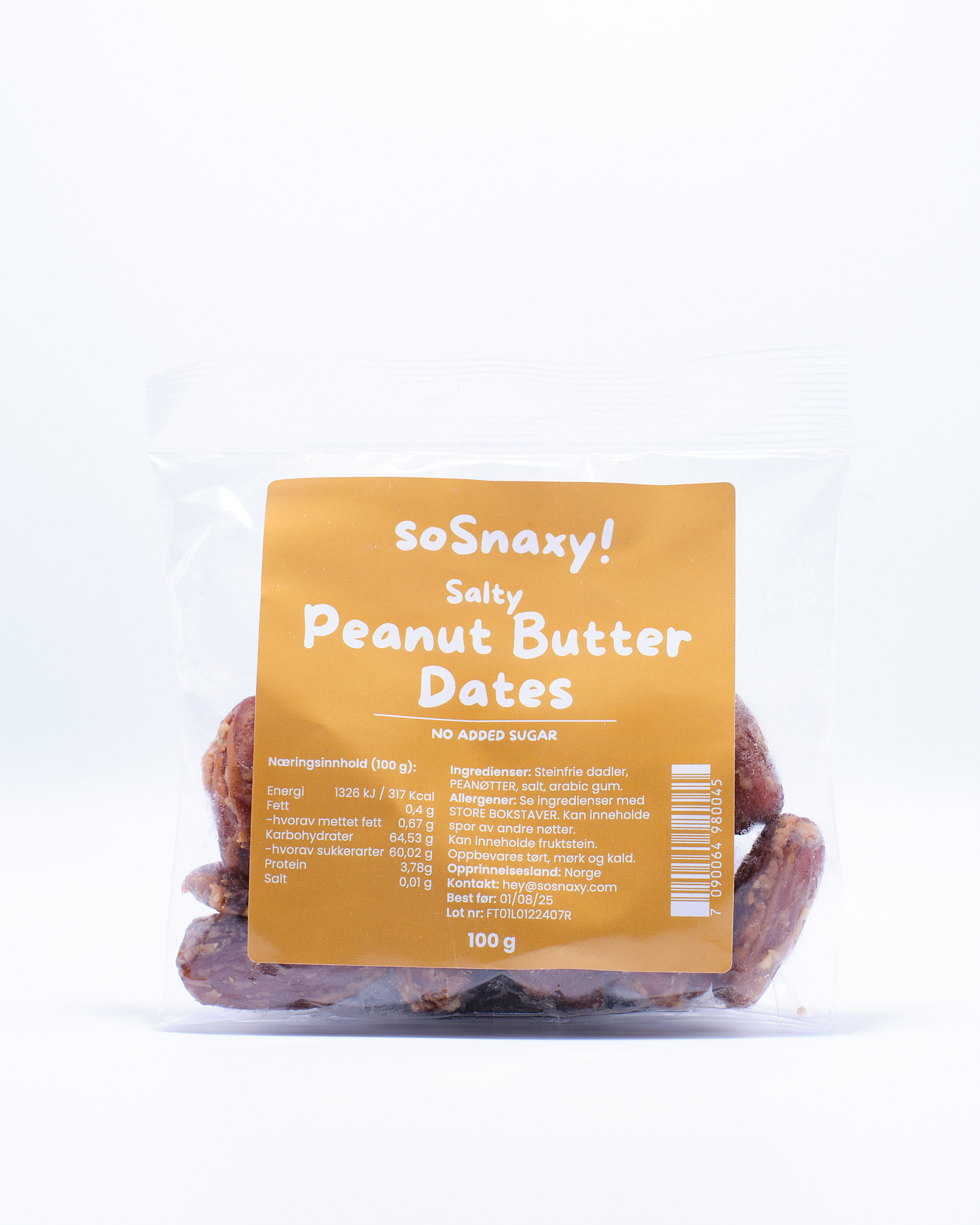 soSnaxy! Peanut Butter Dates 3x100g