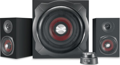 Speedlink - Gravity 2.1 Subwoofer System - Sort - Sl-820015-Bk