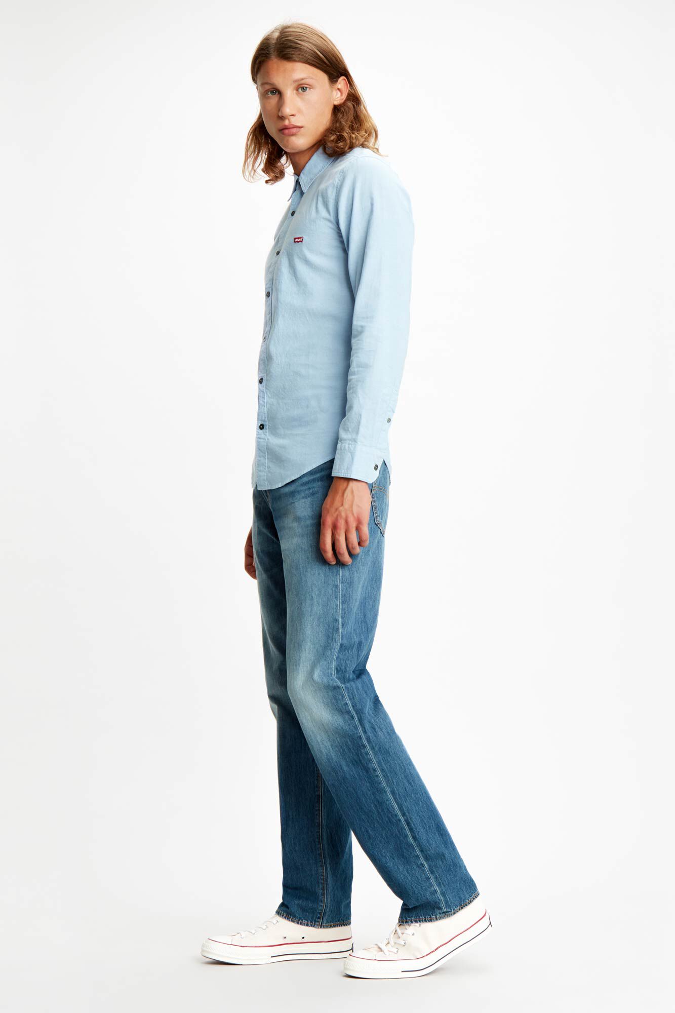Camisa clássica Levi's® slim fit - Azul