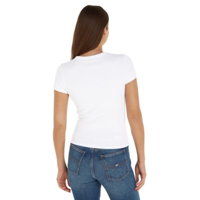 Tee-shirt à manches courtes femme Slim Essential TOMMY HILFIGER