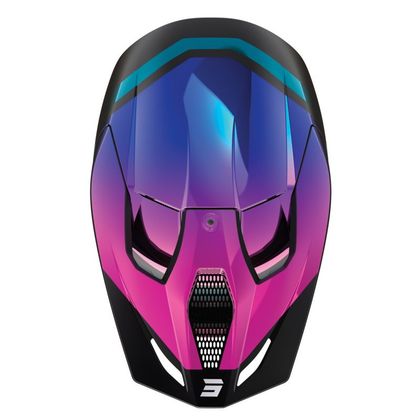 Casque cross Shot RACE - SKY - CHROME 2024 - Violet