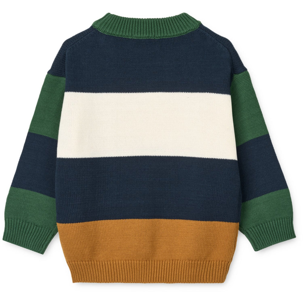 Køb LIEWOOD Classic Navy Multi Mix Orlane Stripe Strik Jumper