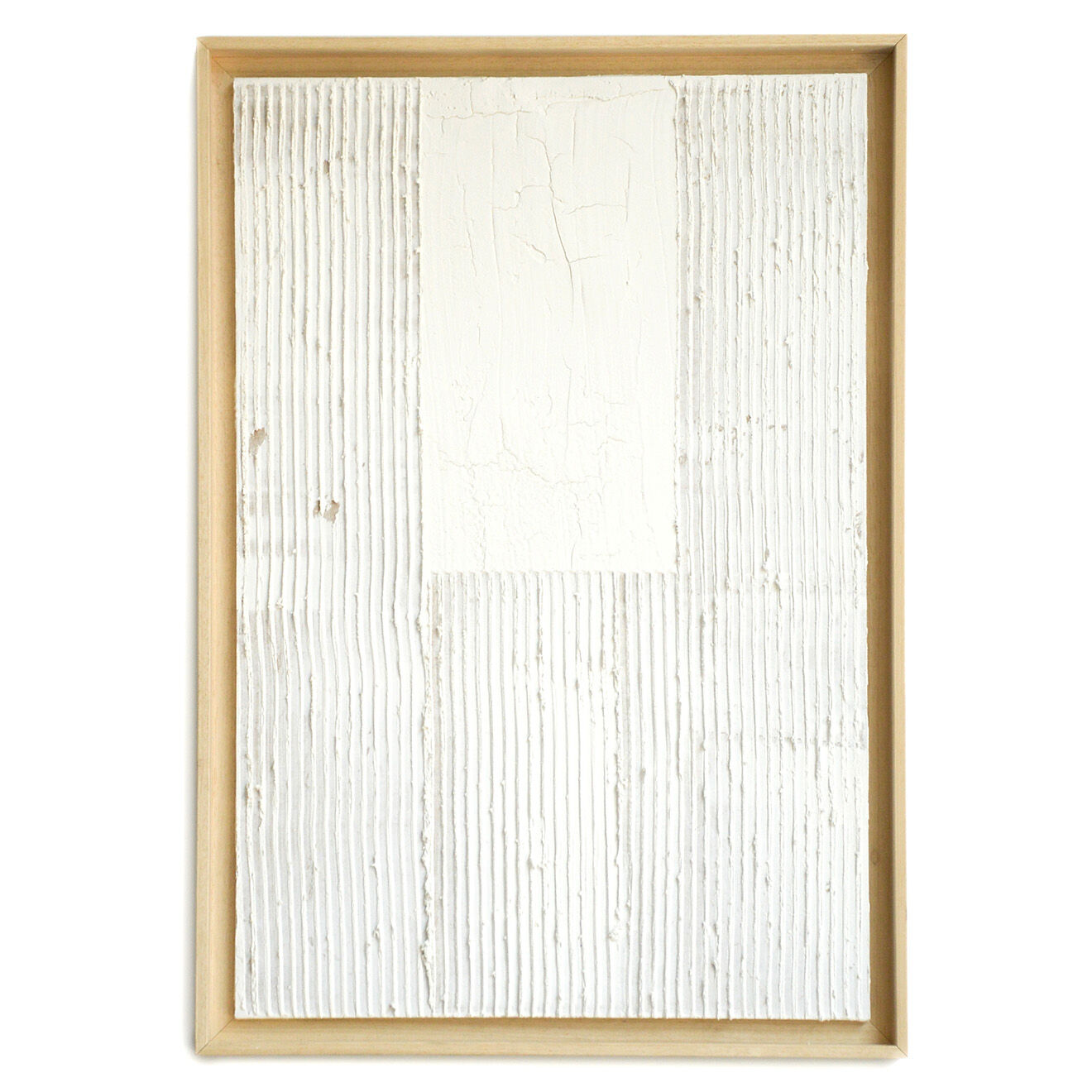 Tierra Bella Relief Flottant Naturel Carré Blanc multicolore - 60x40 cm