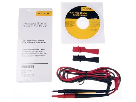 Fluke 287/EUR, 4,5 cifre, batterier, AA, 102 mm, 60 mm, 222 mm