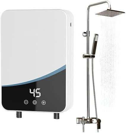 Elektrische warmwaterboiler, direct verwarmende boiler, badkamerdouche, tankloze warmwaterboiler,met goede isolatie