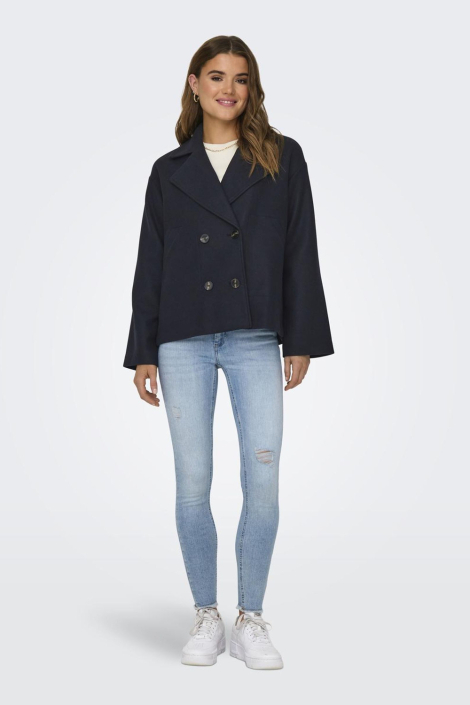Only blauwe dames jas
