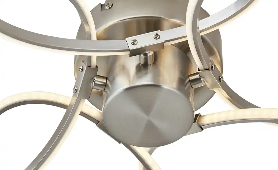 KHG LED-Deckenleuchte, 5-flammig nickel matt