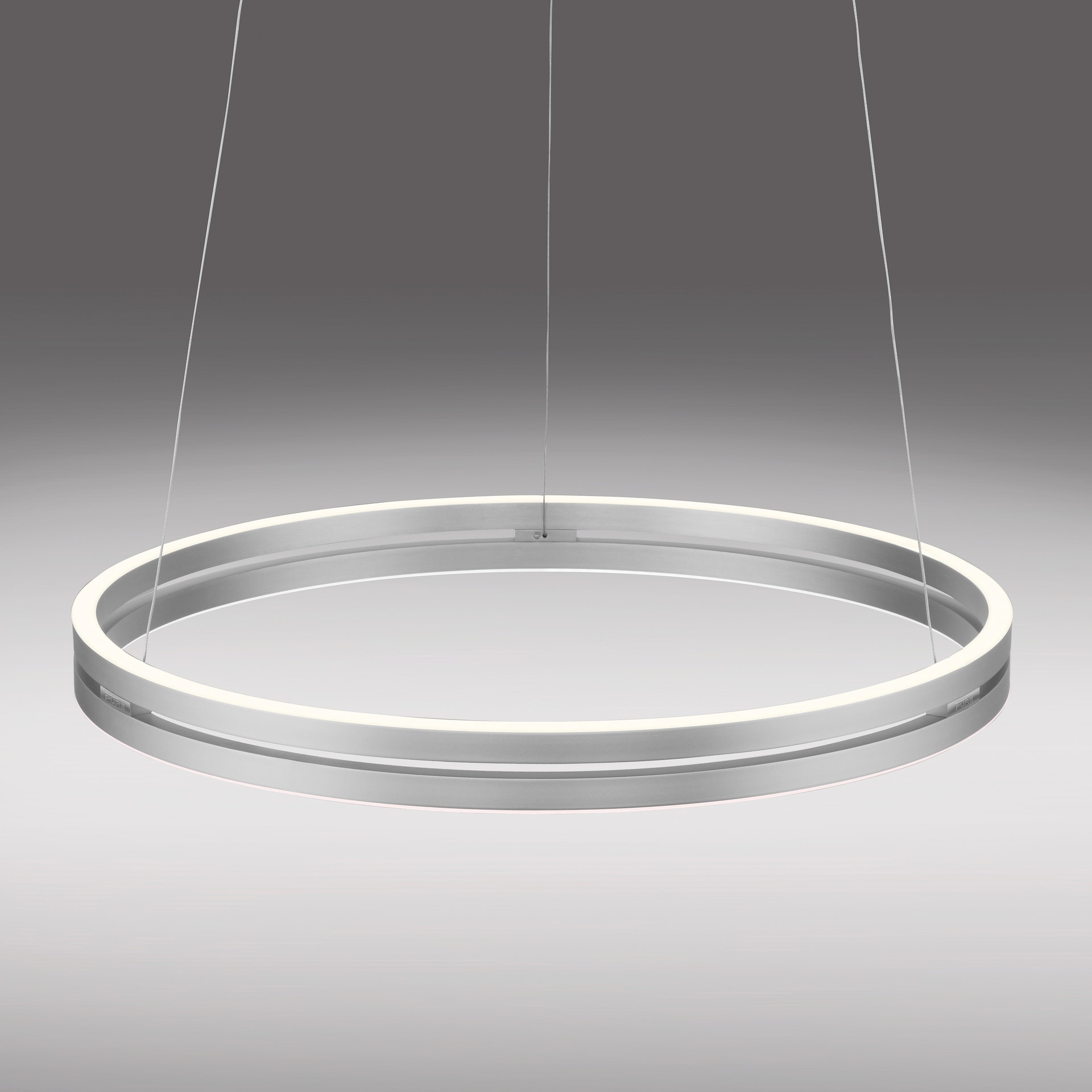 Paul Neuhaus LED Balkenpendel PURE E-LOOP 2-flg alufarbig