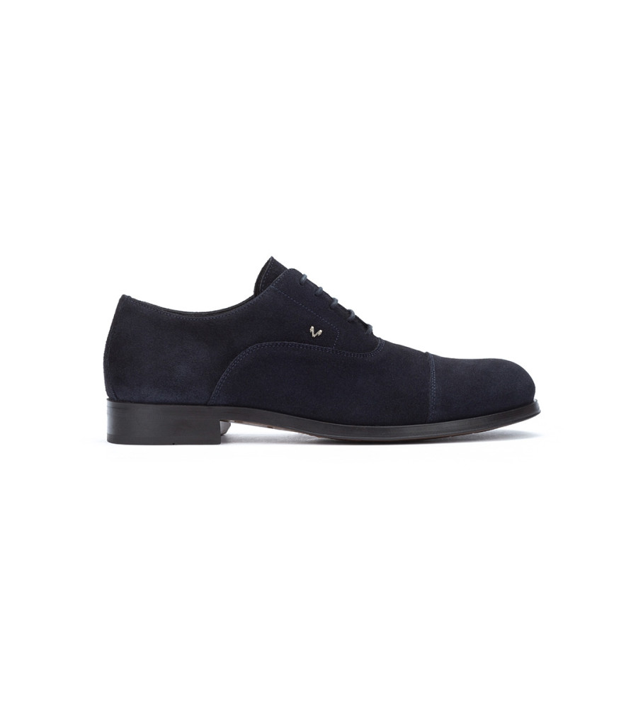 Sapatos Martinelli Empire em couro azul marinho