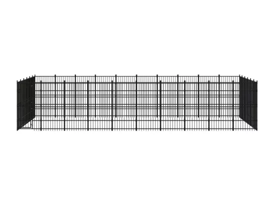 Chenil cage enclos pac noire 960 x 576 x 200 cm 02_0041863