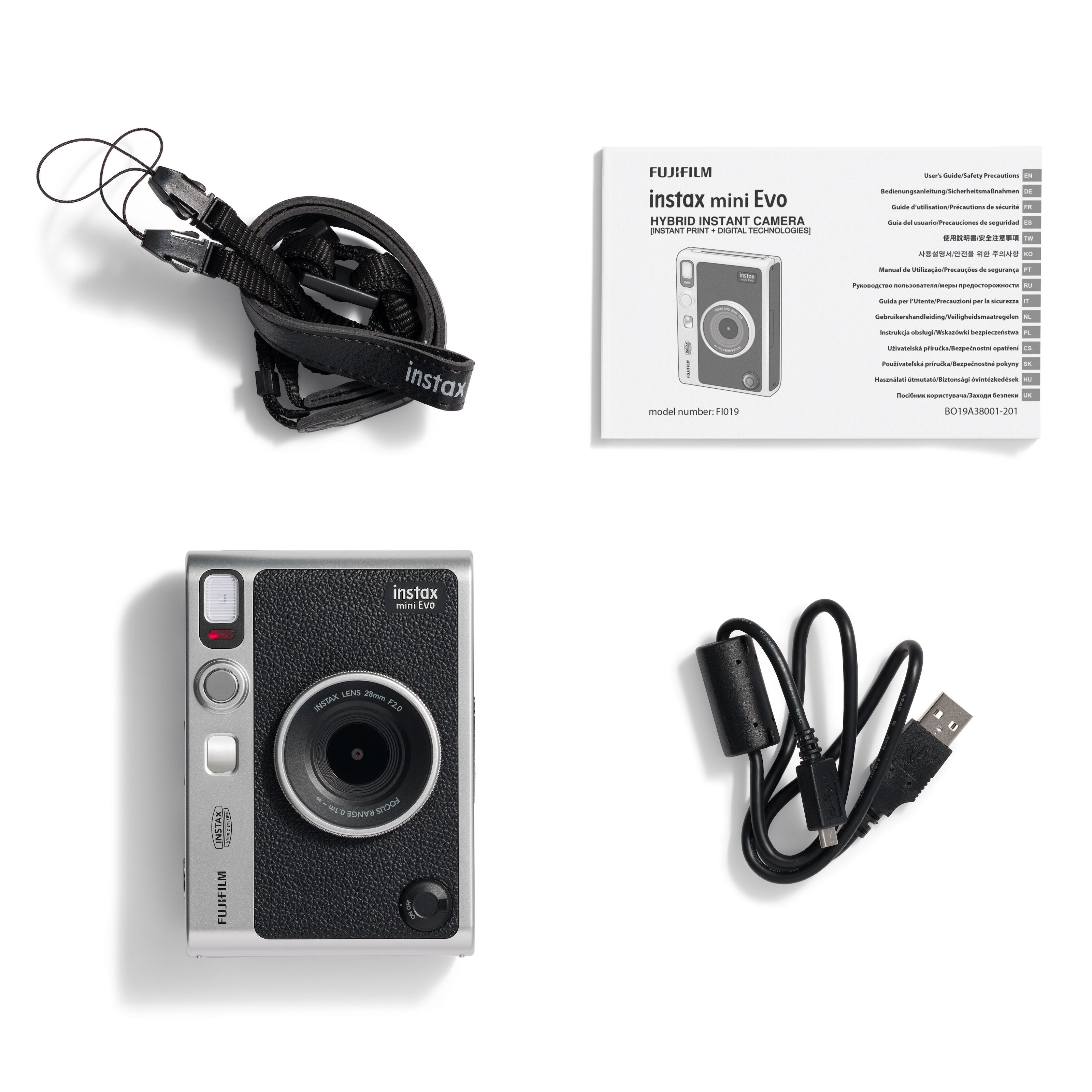 Fujifilm Instax Mini Evo - Svart
